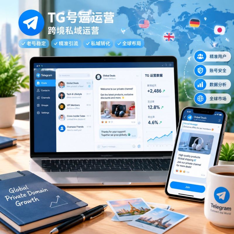 TG老号高效获客 跨境私域运营少走直路